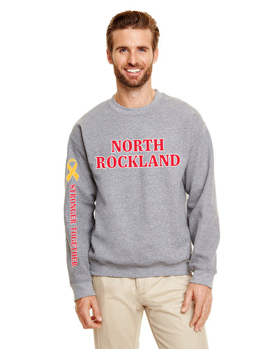 North Rockland Childhood Cancer Awareness 2023 Crewneck Sweatshirt