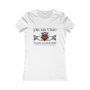 "Fir Na Tine" Claddagh Heritage Women's Tee