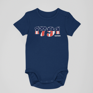 1791 Nation Americana Baby Onesie