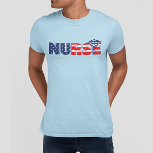"Nurse" American Flag Men's Tee