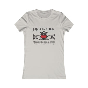 "Fir Na Tine" Claddagh Heritage Women's Tee