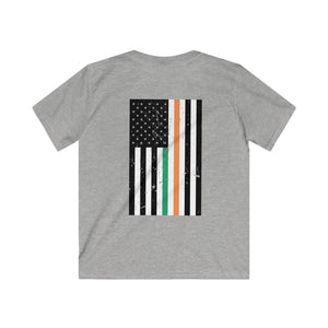 American-Irish Flag Heritage Kids Tee