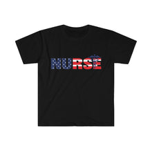 Load image into Gallery viewer, &quot;Nurse&quot; American Flag Men&#39;s Tee