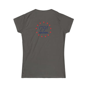 "Nurse" American Flag Heart Women's Tee