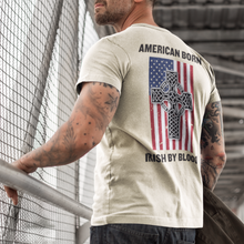 Load image into Gallery viewer, American Born, Irish by Blood Heritage Tee