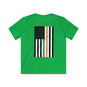 American-Irish Flag Heritage Kids Tee