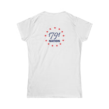 Load image into Gallery viewer, &quot;Nurse&quot; American Flag Women&#39;s Tee