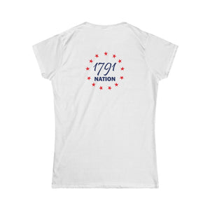 "Nurse" American Flag Heart Women's Tee