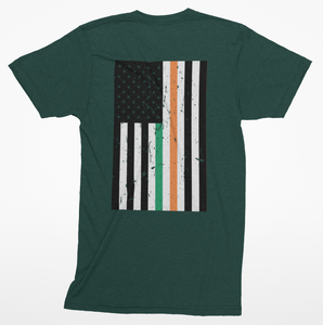 American-Irish Flag Heritage Tee