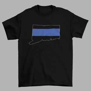 U.S. State Blue Line Mens T-Shirt